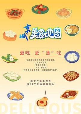 京城美食地圖海報(bào)