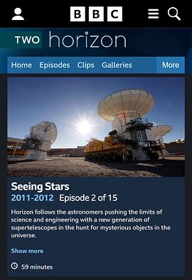 BBC 地平線系列:看星 海報(bào)